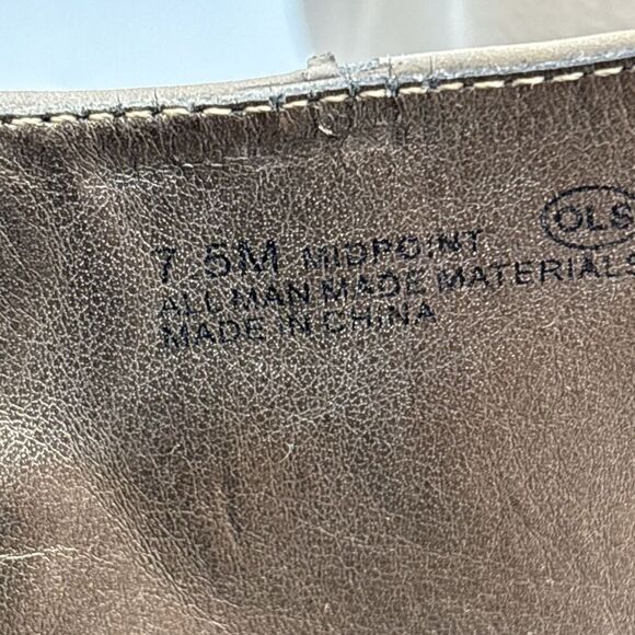 Aerosoles Women's Midpoint Dress Pump ankle wrap open toe Women’s 7.5 Taupe - Picture 5 of 11